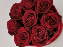 Load image into Gallery viewer, Luxury Red Suede Flower box